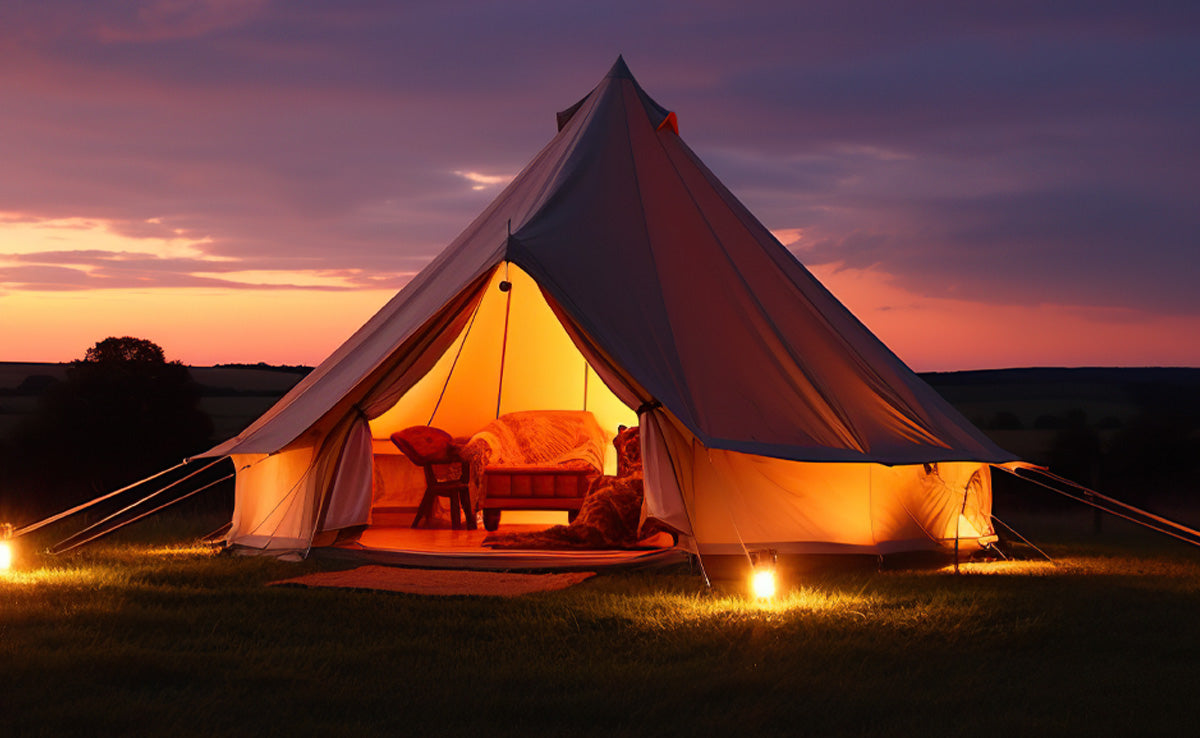 Glamping, the Camping Survival Way