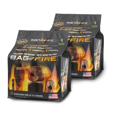 Survival Kit: Two Bags of Fire - Your Complete Fire Starting Kit by InstaFire