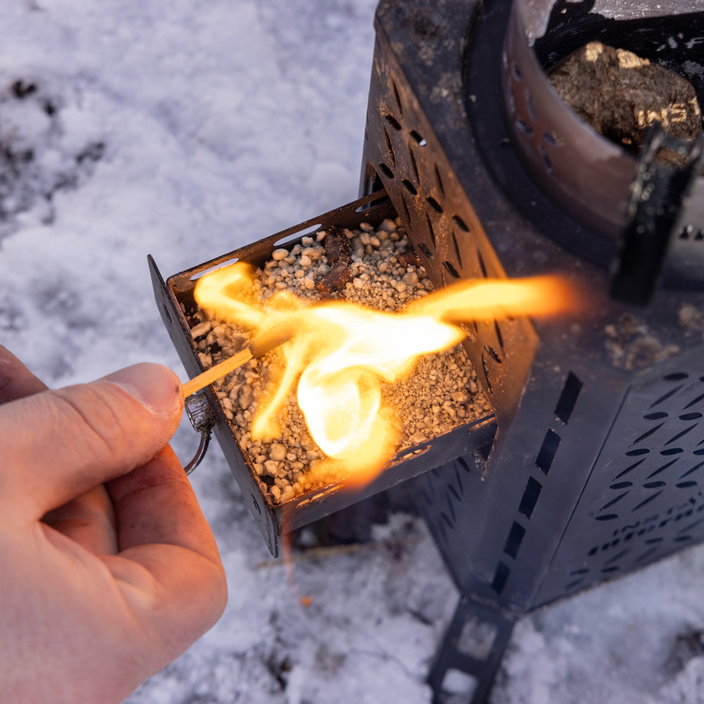 Hurricane-Proof Safety Matches with Stormproof Case by InstaFire