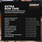 Grid Doctor 2200XP Expansion Battery