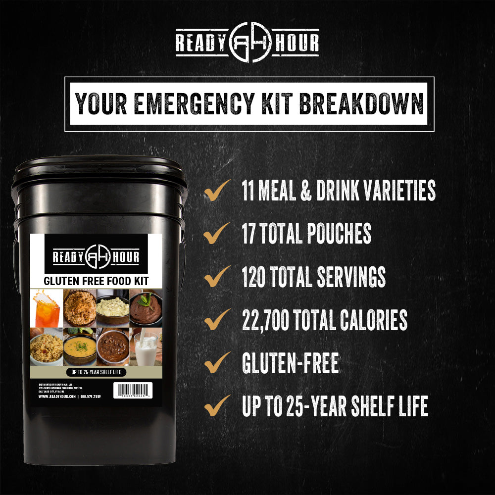 Ready Hour Gluten Free Food Kit (120 servings)