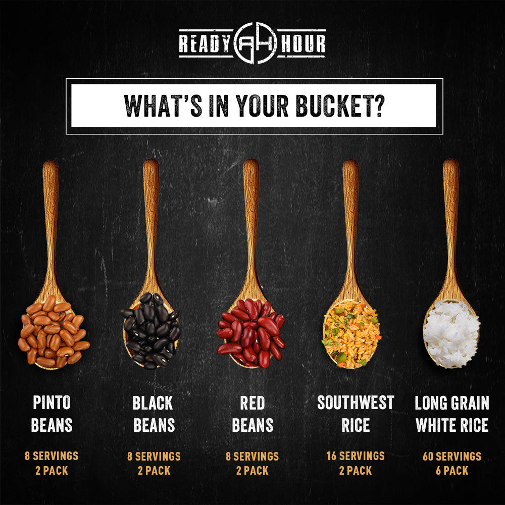 Ready Hour Beans Trio With Rice Kit (100 servings, 14 pk.)