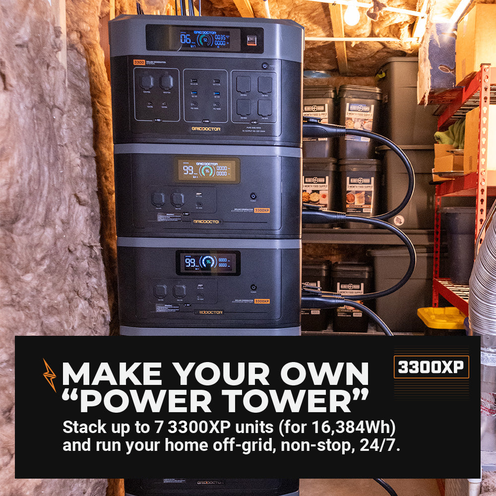 Grid Doctor 3300XP Expansion Battery