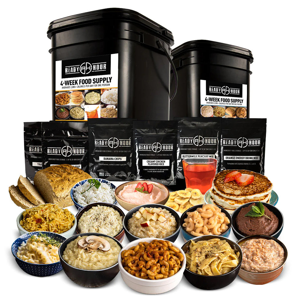 MEGA 4-Week Emergency Food & Protein Supply