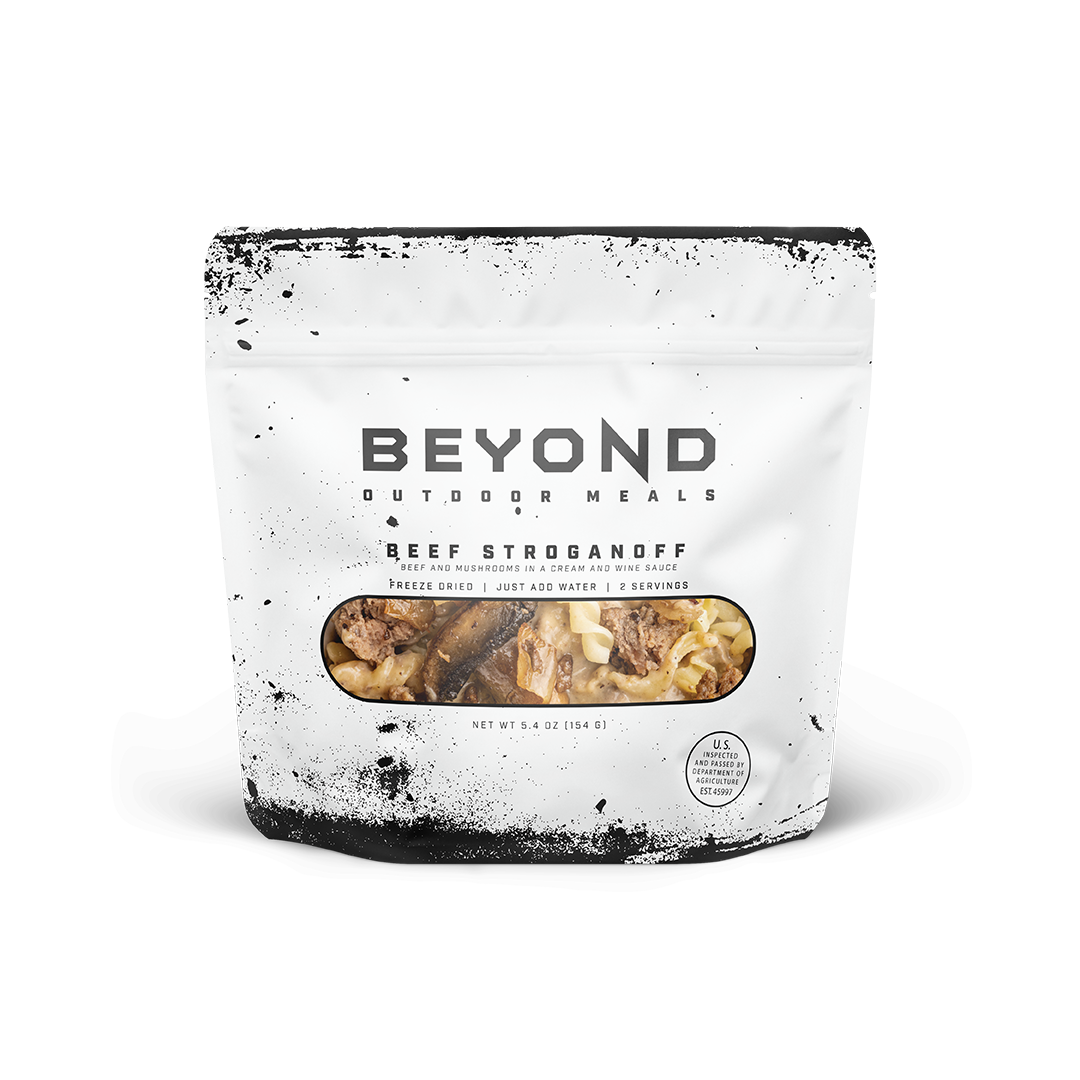 Beef Stroganoff Pouch by Beyond Outdoor Meals (2 servings, 710 calories)