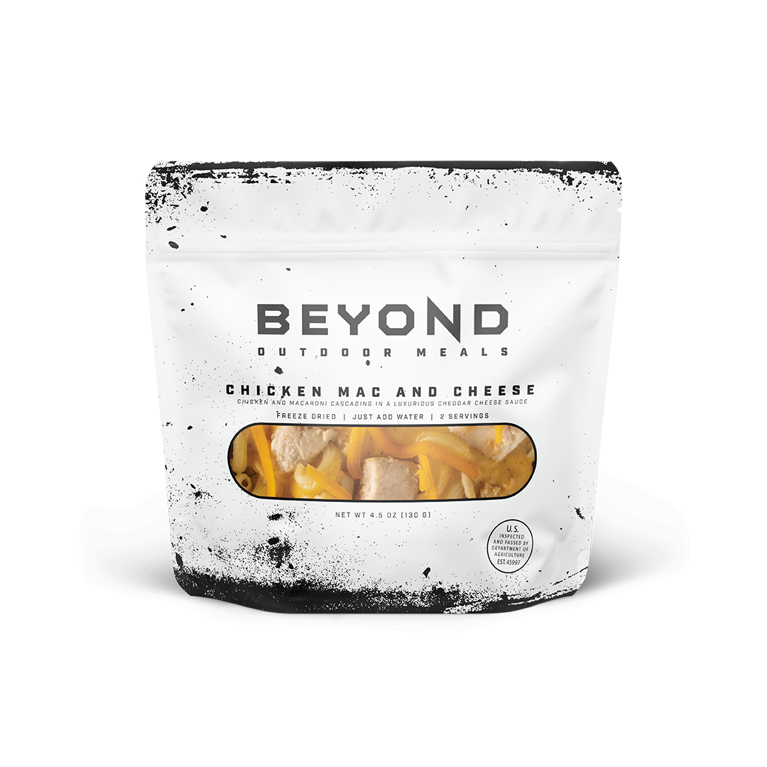 Chicken Mac and Cheese by Beyond Outdoor Meals (2 servings, 710 calories)
