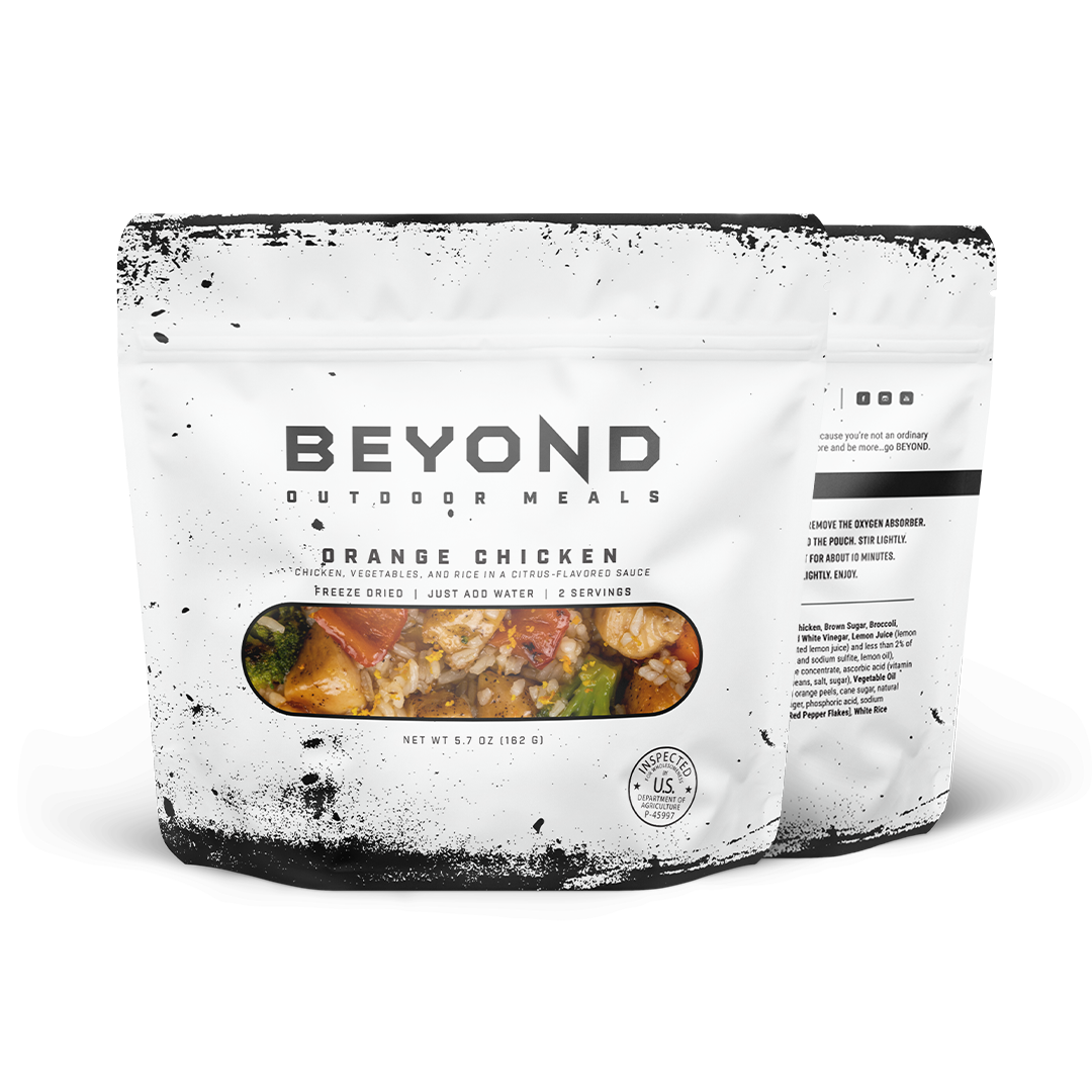 Orange Chicken Pouch by Beyond Outdoor Meals (2 servings, 710 calories)