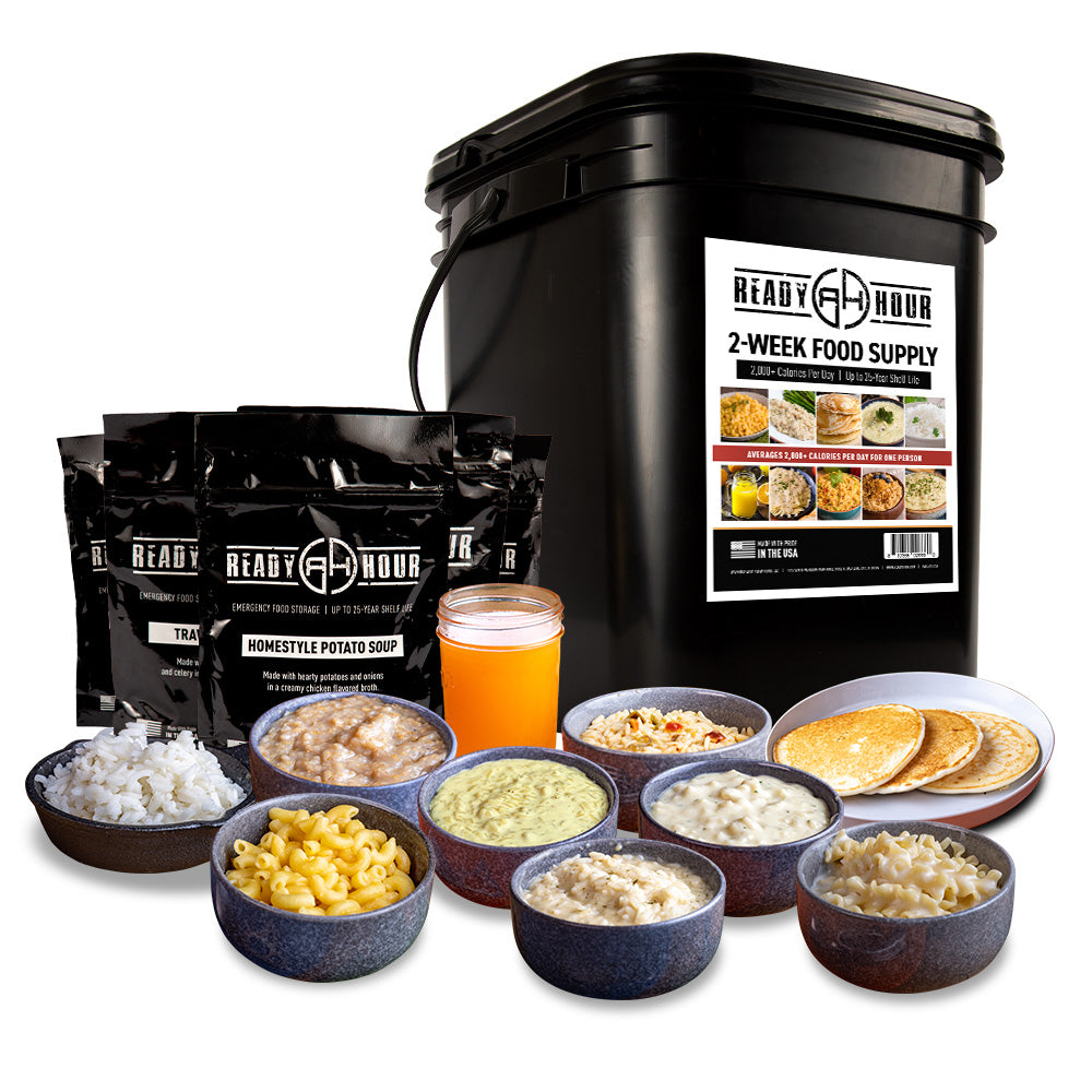 2-Week Emergency Food Supply (2,000+ calories/day)