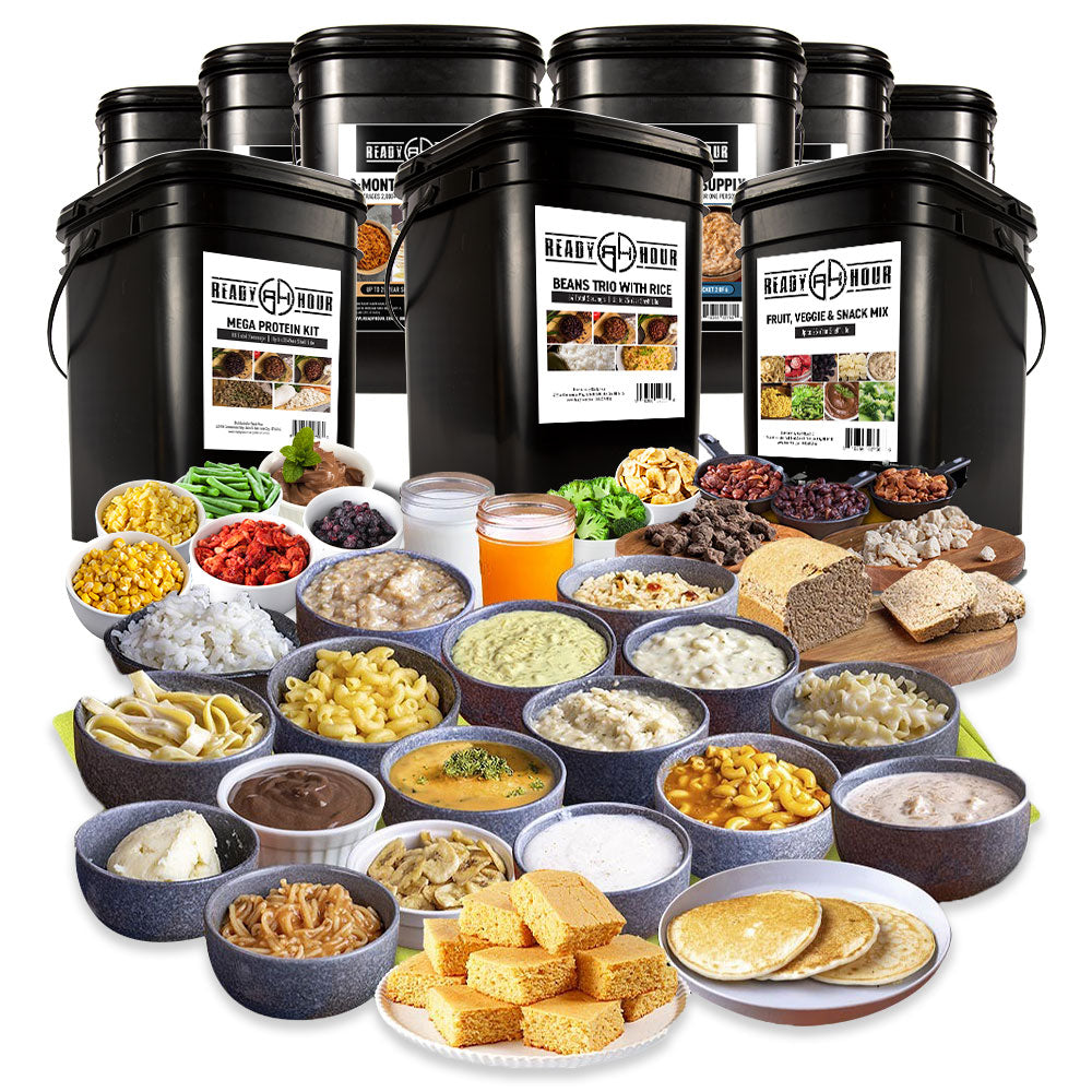 Mega 3 Month Emergency Food & Protein Supply