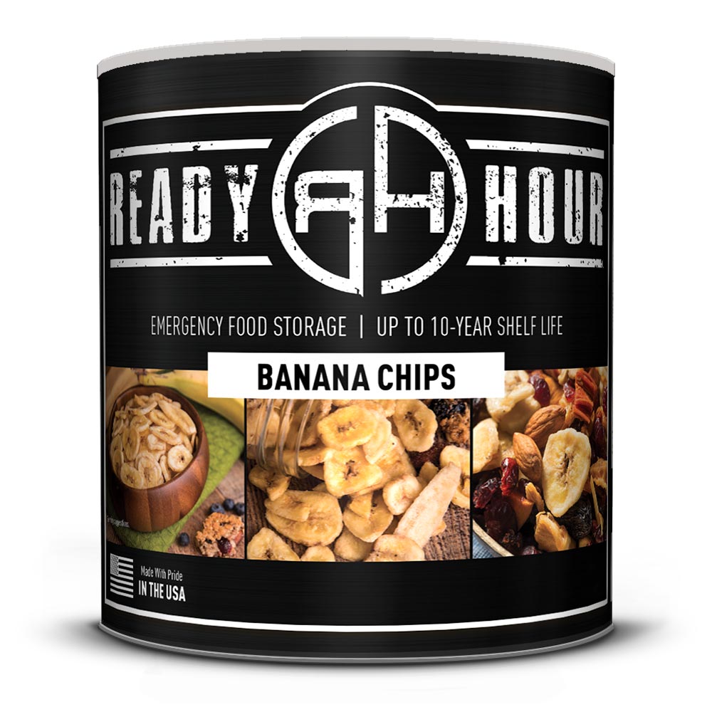 Ready Hour Banana Chips #10 Can (24 servings)