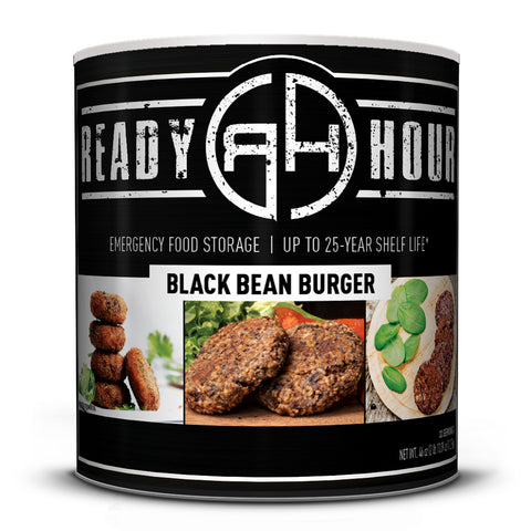 Ready Hour Black Bean Burger #10 Can (38 servings)