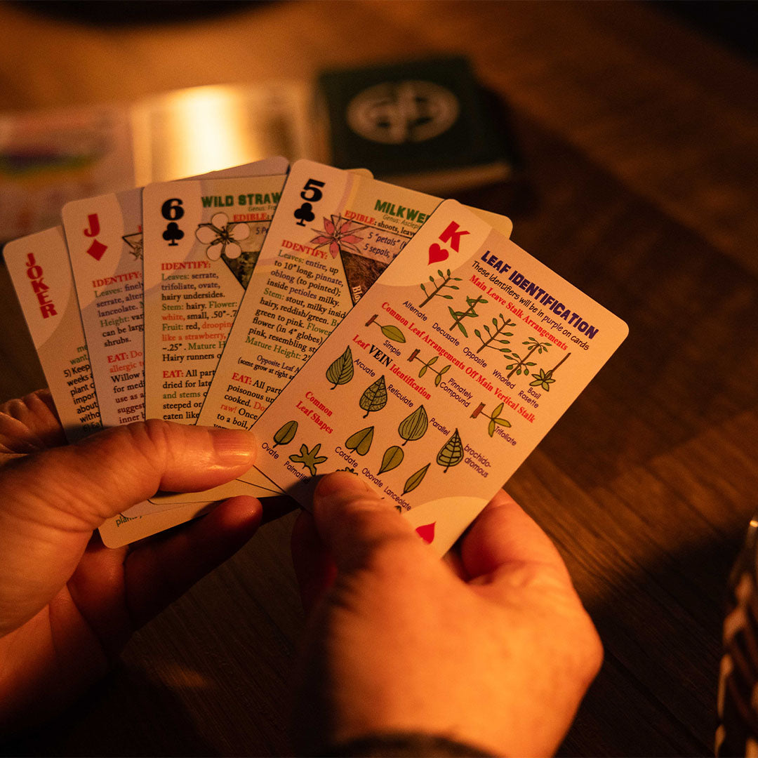 Edible Wild Foods Playing Cards