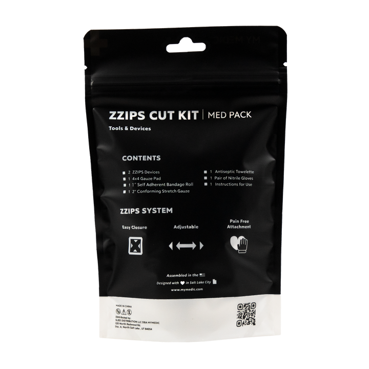 ZZIPS Wound Closure Med Pack by My Medic