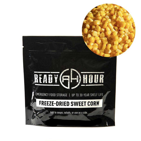 Freeze-Dried Corn Single Pouch (8 servings) - Camping Survival