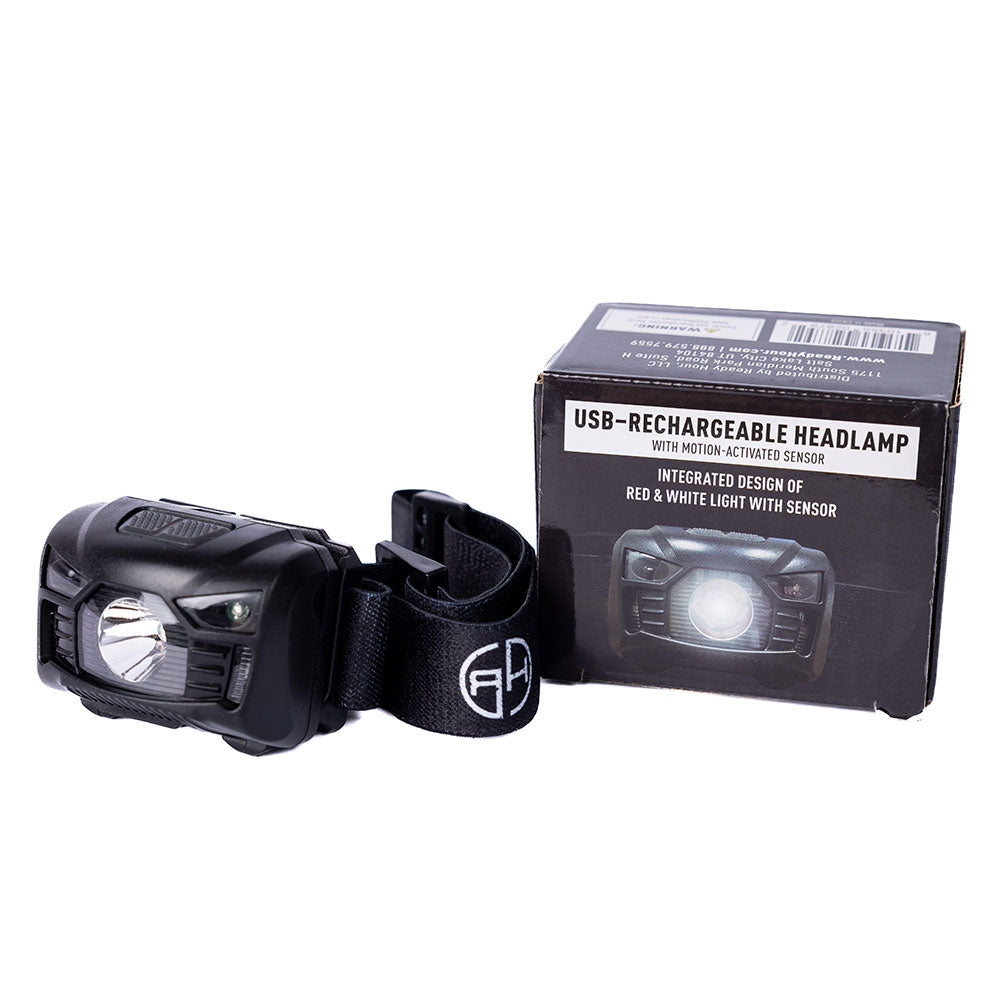 Ready Hour Rechargeable Sensor Headlamp