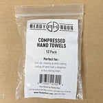 Compressed Disposable Hand Towels - 12/pkg - Camping Survival