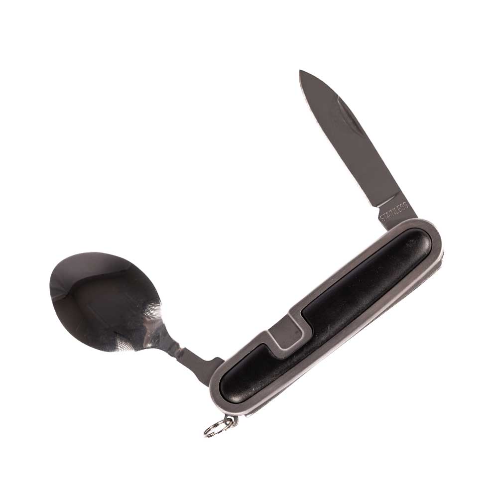 Camper's Knife with Fork and Spoon
