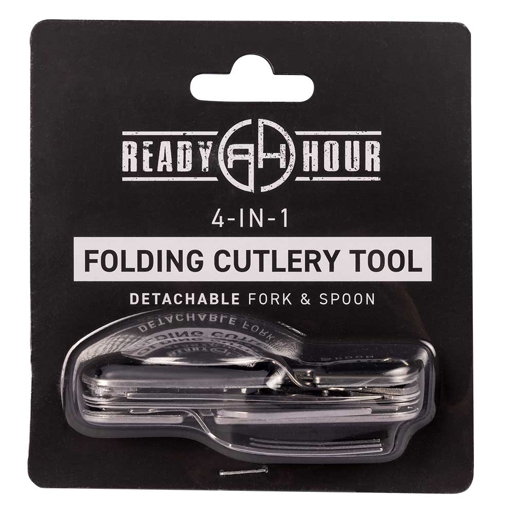 Camper's Knife with Fork and Spoon