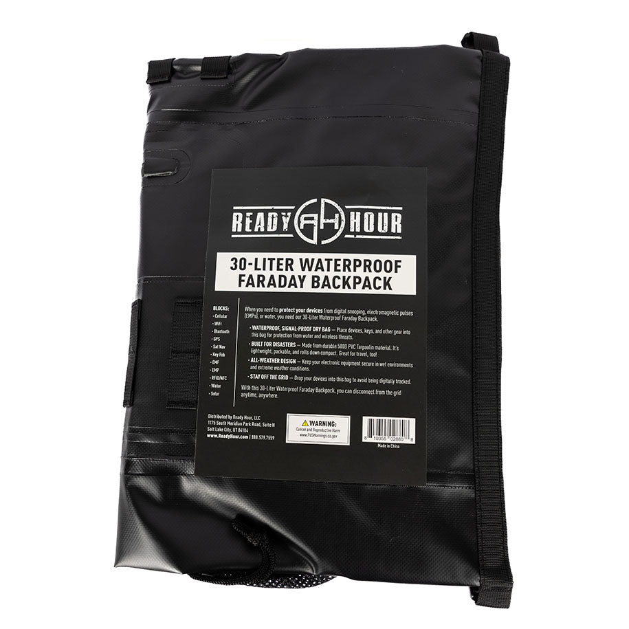 EMP Faraday Backpack (30 Liter, Waterproof) by Ready Hour