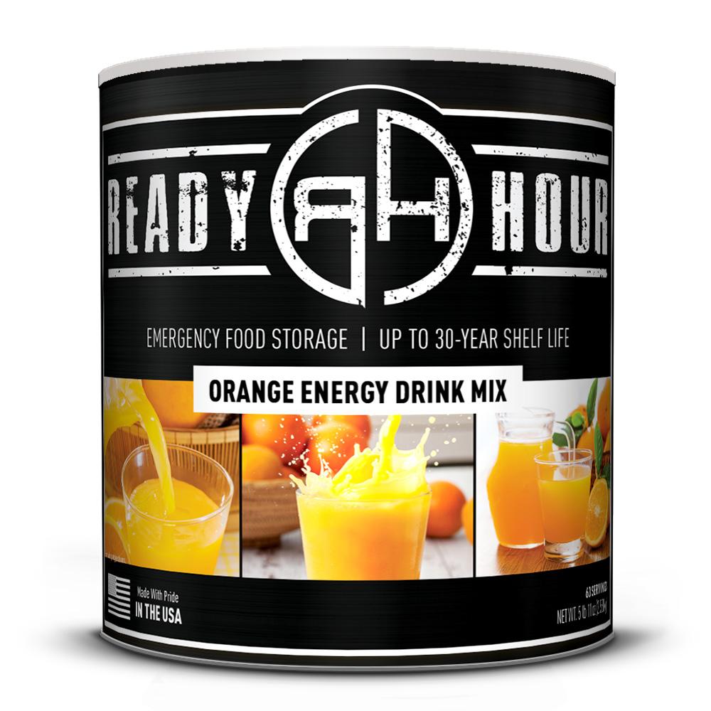 Ready Hour Orange Energy Drink Mix (63 servings) camping survival