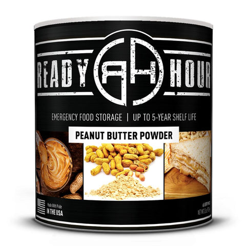 Ready Hour Peanut Butter Powder (65 servings) camping survival