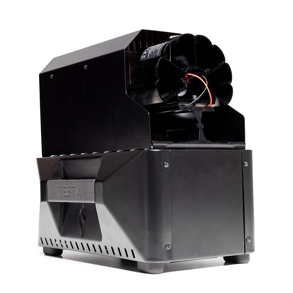 VESTA Self-Powered Indoor Space Heater & Stove by InstaFire + Canned Heat & Cooking Fuel (3-Pack)