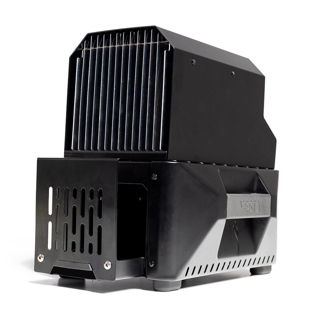 VESTA Self-Powered Indoor Space Heater & Stove by InstaFire + Canned Heat & Cooking Fuel (3-Pack)