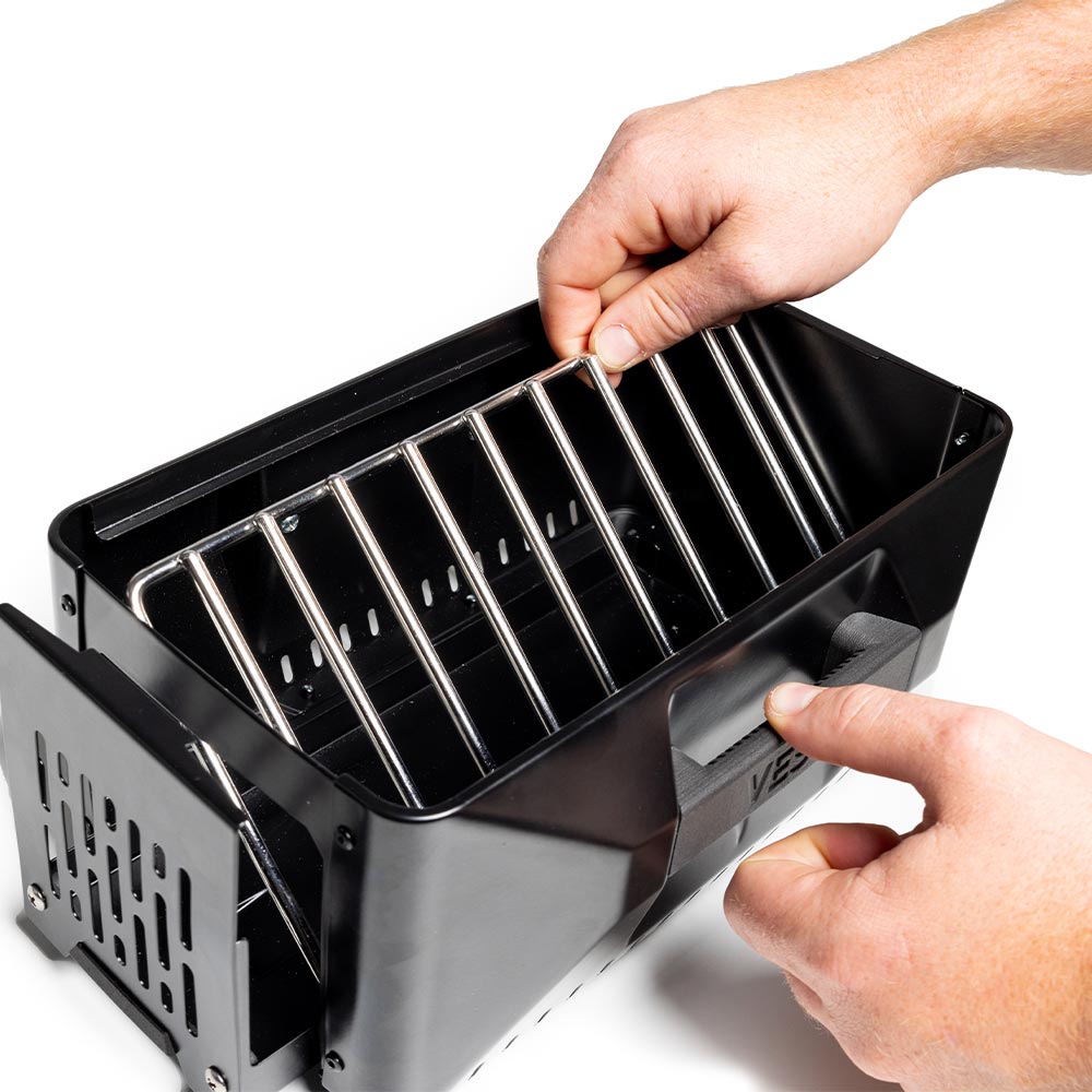 VESTA Self-Powered Indoor Space Heater & Stove by InstaFire + Canned Heat & Cooking Fuel (3-Pack)