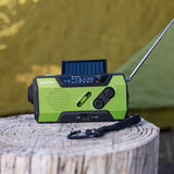 4-in-1 Emergency Solar Flashlight & AM/FM/Weather Radio w/ Hand Crank by Ready Hour