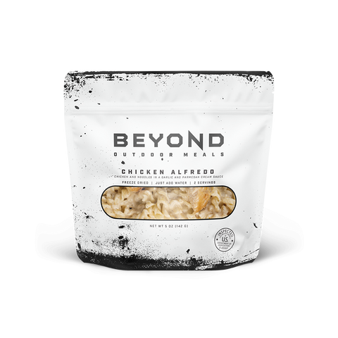 Chicken Alfredo Pouch by Beyond Outdoor Meals (2 servings, 710 calories)