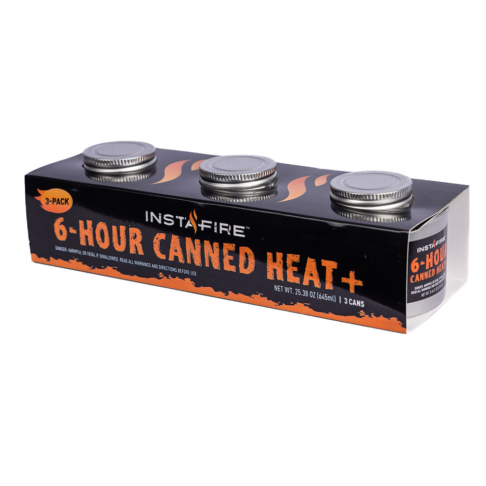 (24-pack) Canned Heat+ & Cooking Fuel & Food Warming Chafing Dish Fuel by InstaFire
