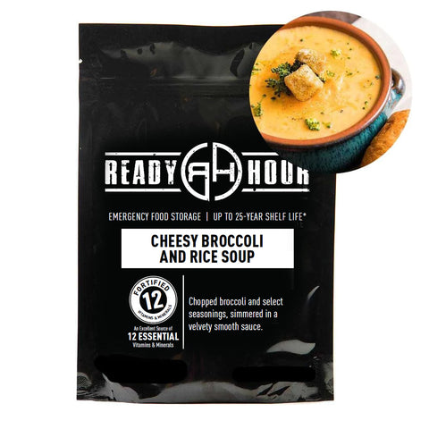 Ready Hour Cheesy Broccoli Soup Single Pouch (4 servings)