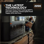 Grid Doctor 2200 Solar Generator System + FREE 200W Solar Panel by Grid Doctor