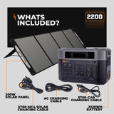Grid Doctor 2200 Solar Generator System + FREE 200W Solar Panel by Grid Doctor
