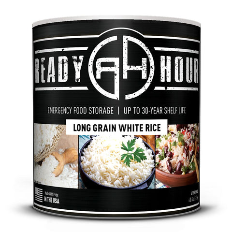 Ready Hour Long Grain White Rice (47 servings) Camping Survival