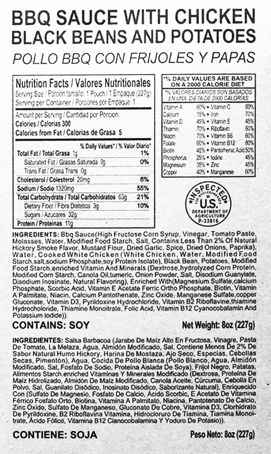 12 Complete Meal MRE Food Supply
