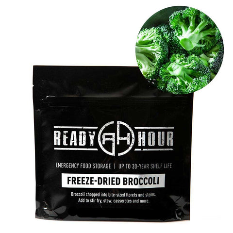 Freeze-Dried Broccoli Single Pouch (8 servings) - Camping Survival