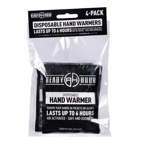 Emergency Hand Warmers (4-pack) by Ready Hour