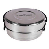 Ready Hour Outdoor Camping Stainless Steel Mess Cooking Kit (5 piece)