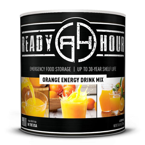 Ready Hour Orange Energy Drink Mix  (63 servings) camping survival