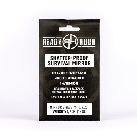 Ready Hour Shatterproof Survival Mirror