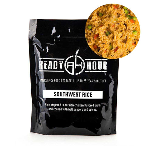 Southwest Rice Single Pouch (8 servings) - Camping Survival